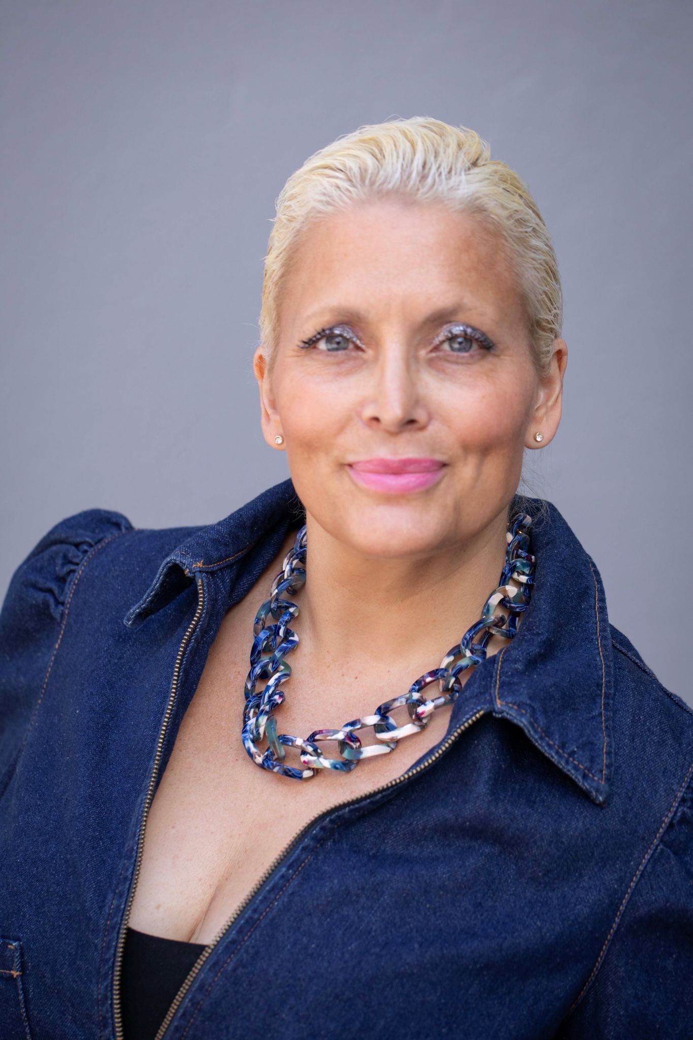 Donna Halsband Blå - Blå