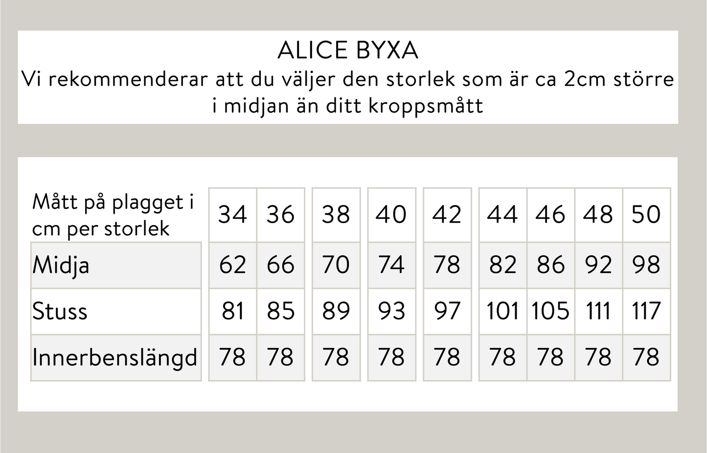 Alice byxa - Svart