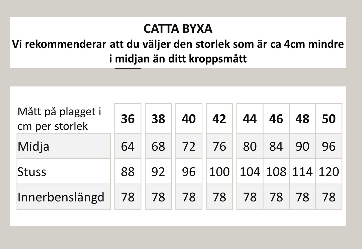 Catta-housut – Beige
