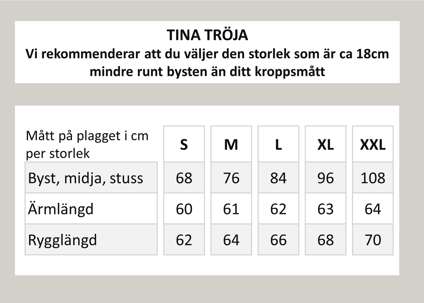 Tina tröja - Svart