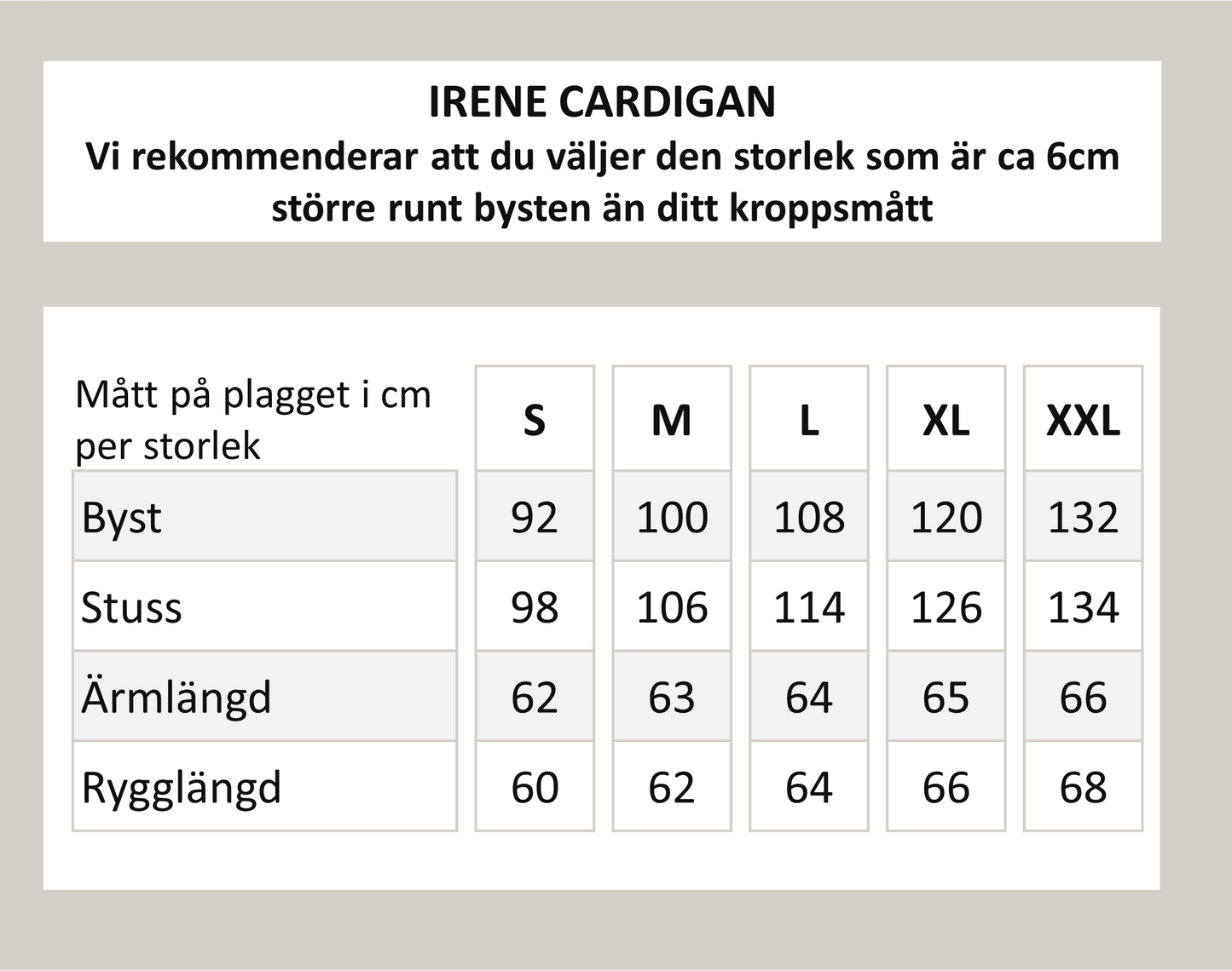 Irene cardigan - Svart