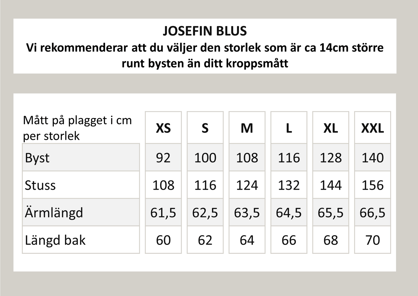 Josefin-pusero - Punainen