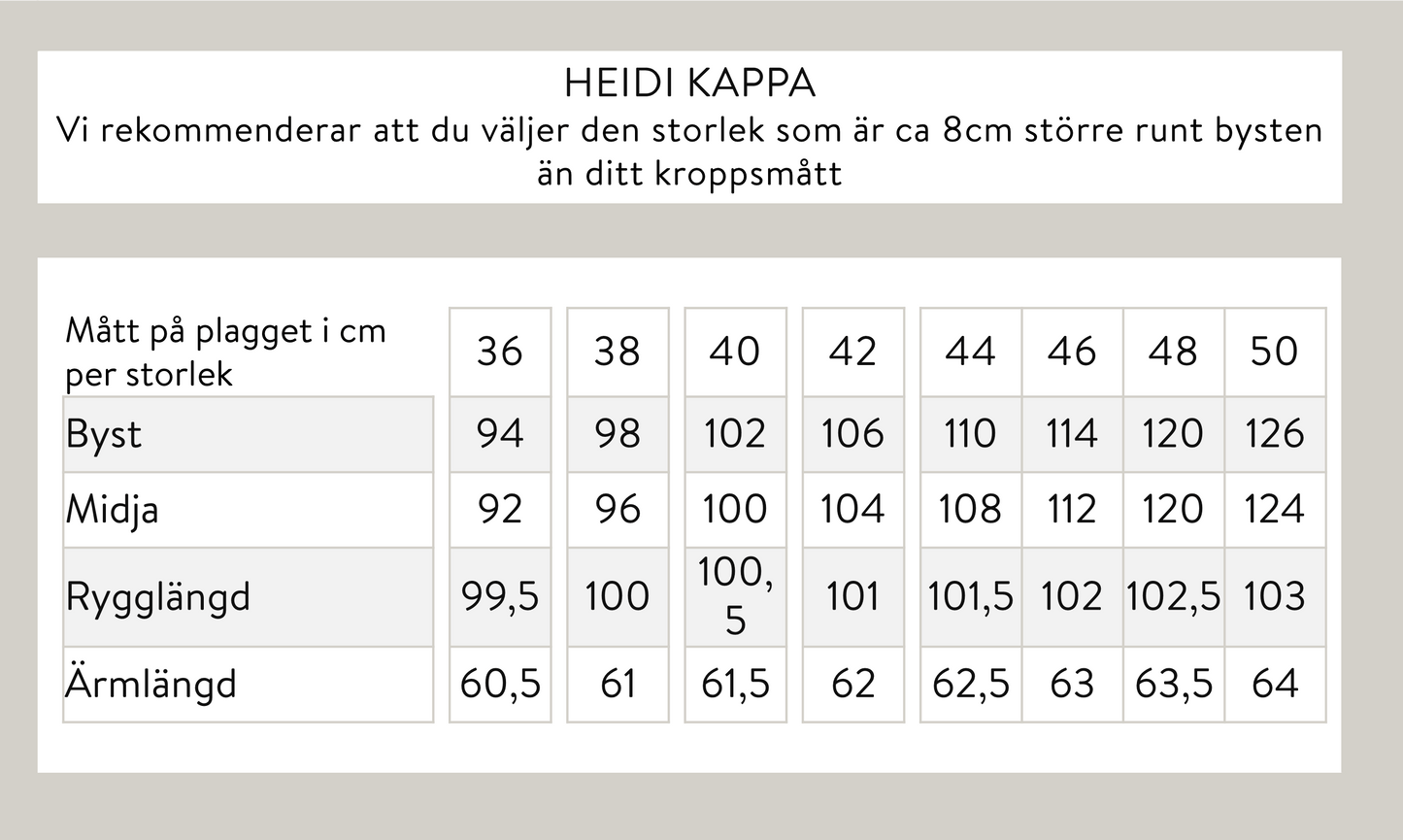 Heidi kappa - Grå