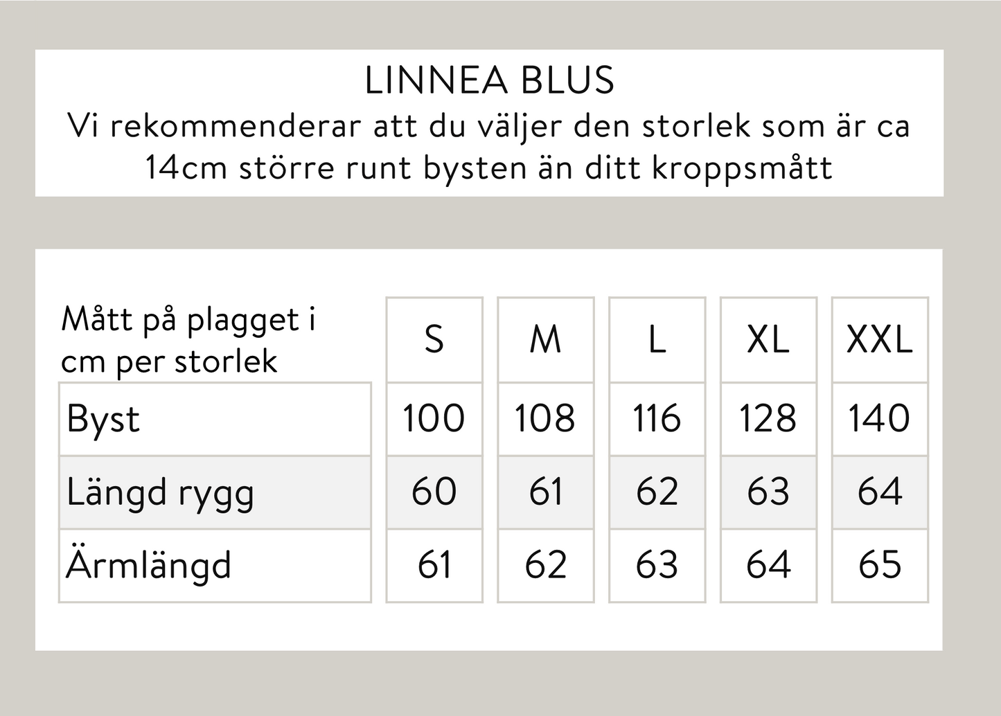Linnea blus - Svart