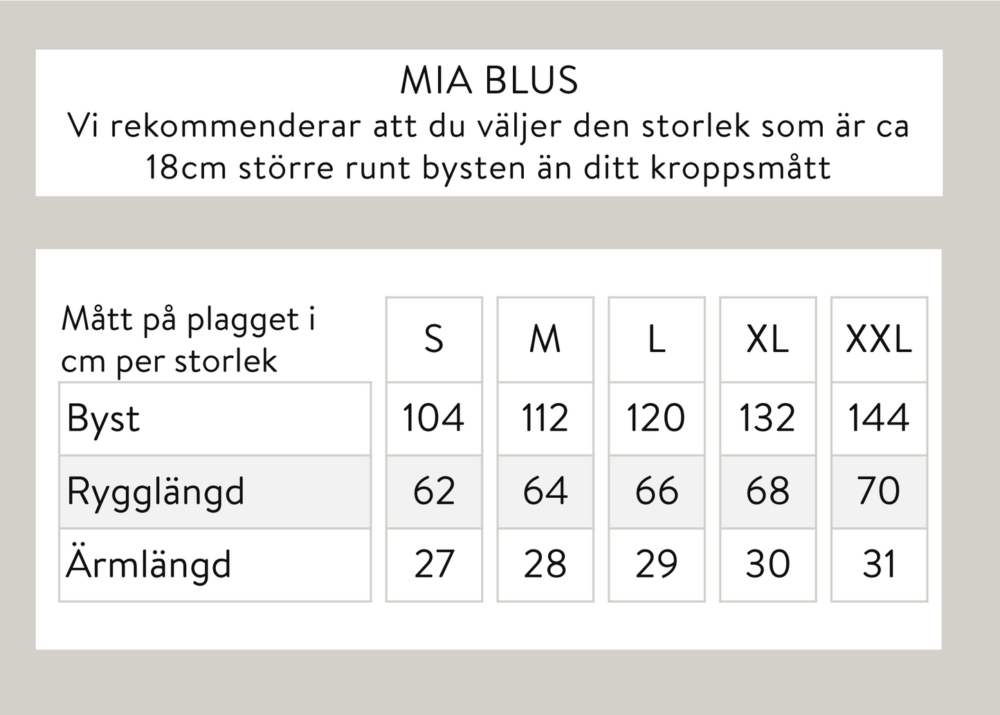 Mia blus - blå