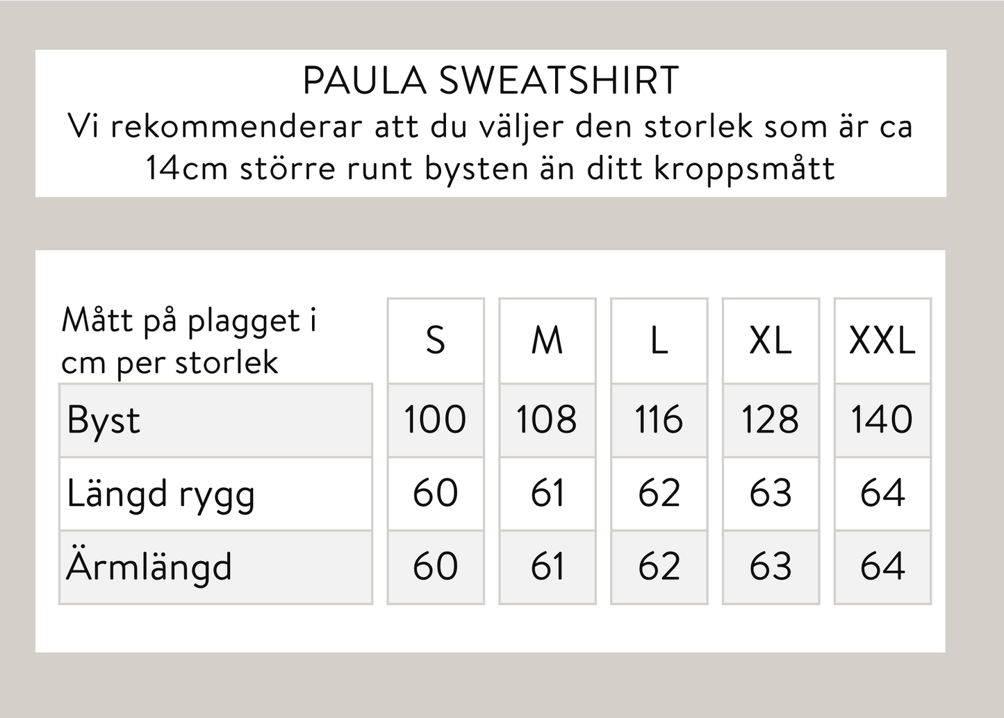 Paula sweatshirt - beige
