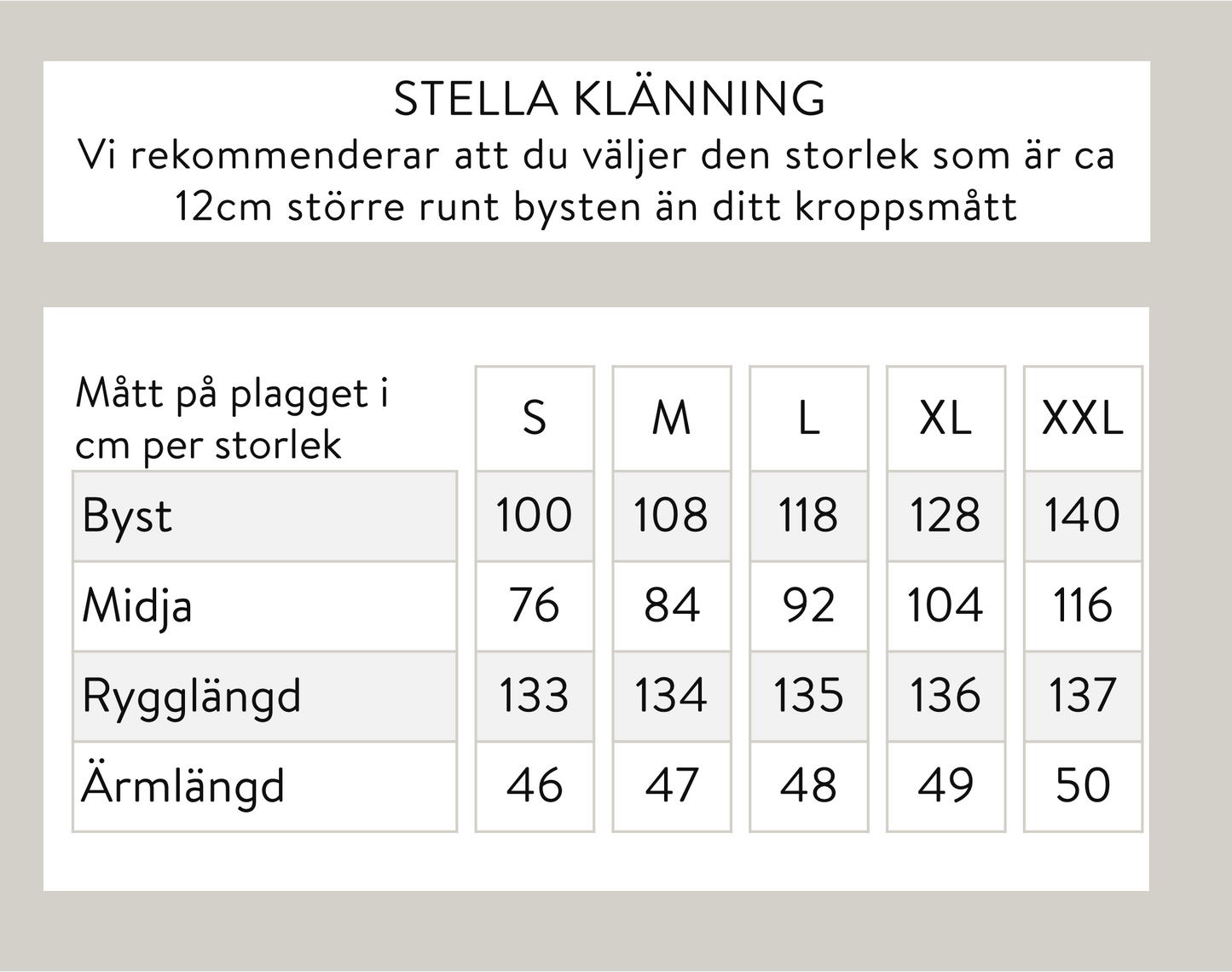 Stella klänning - Svart