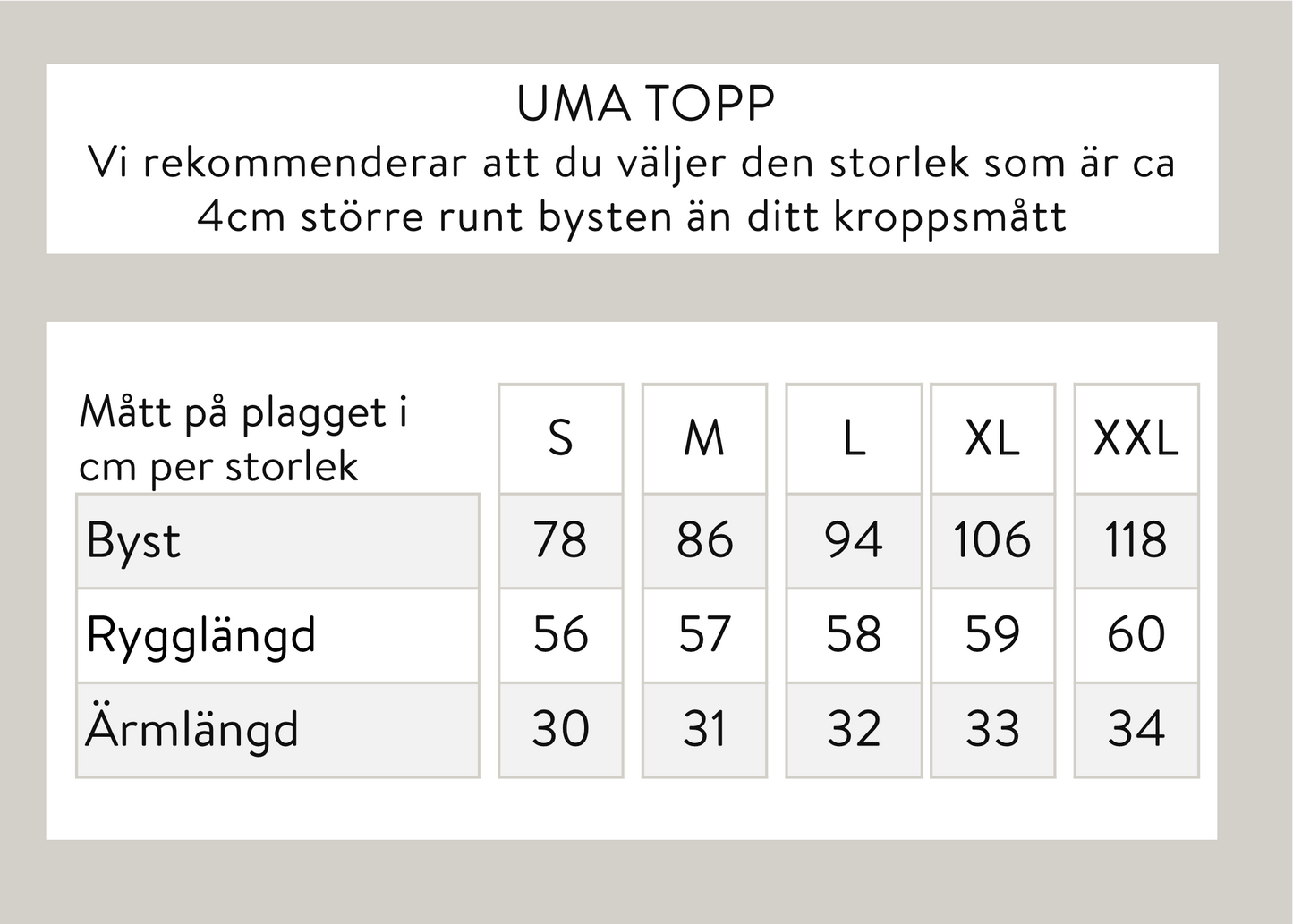 Uma topp - Svart