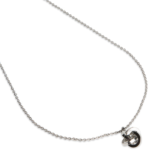Knot Halsband 45 cm - Silver