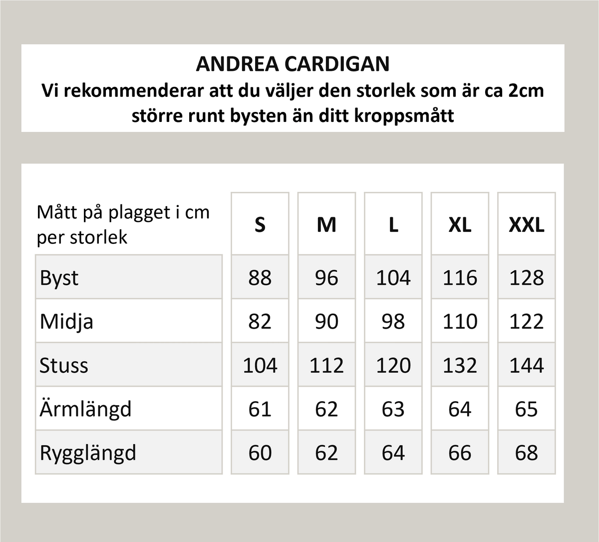 Andrea cardigan - Mörkgrå