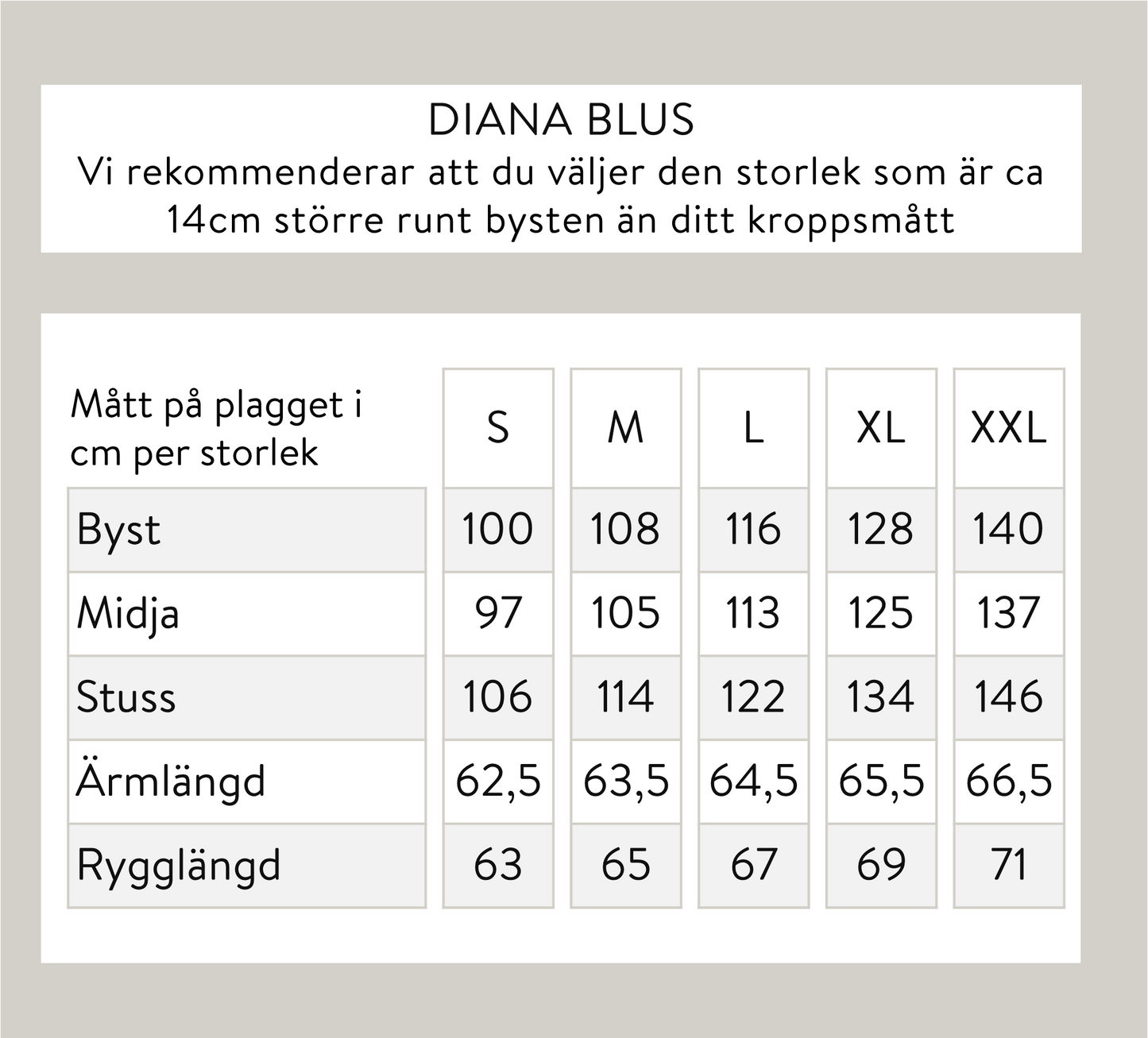 Diana blus - Flerfärgad