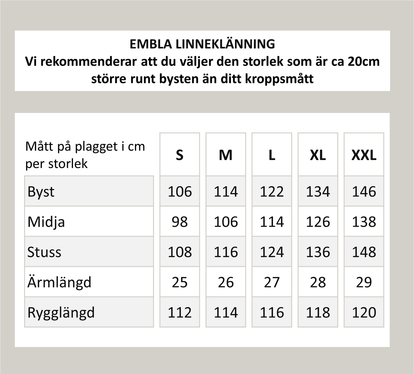 Embla linneklänning - Mörkblå