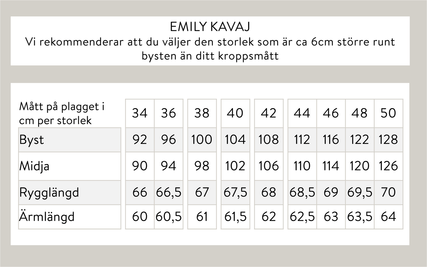 Emily-pellavatakki – Musta