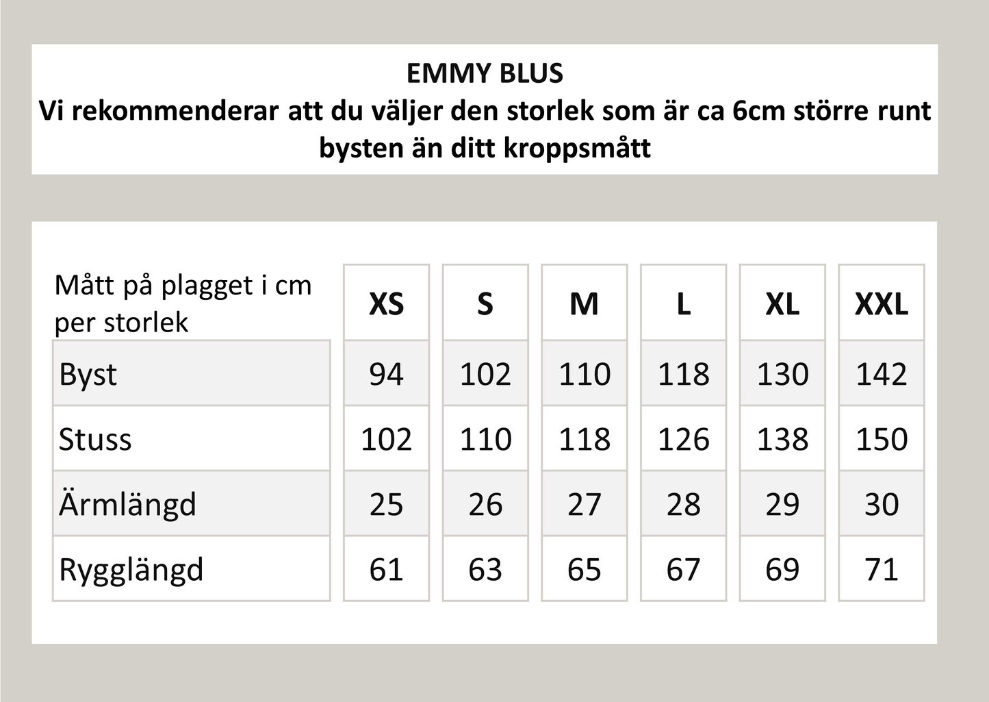 Emmy blus - Ljusblå