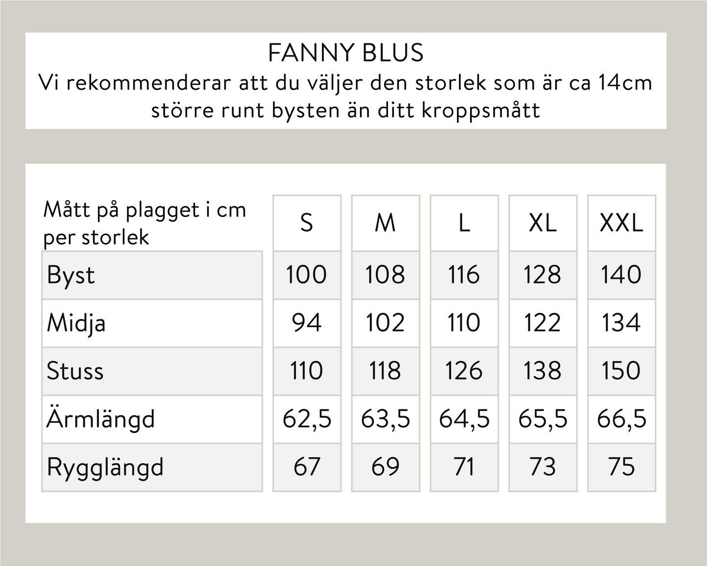 Fanny blus - Offwhite