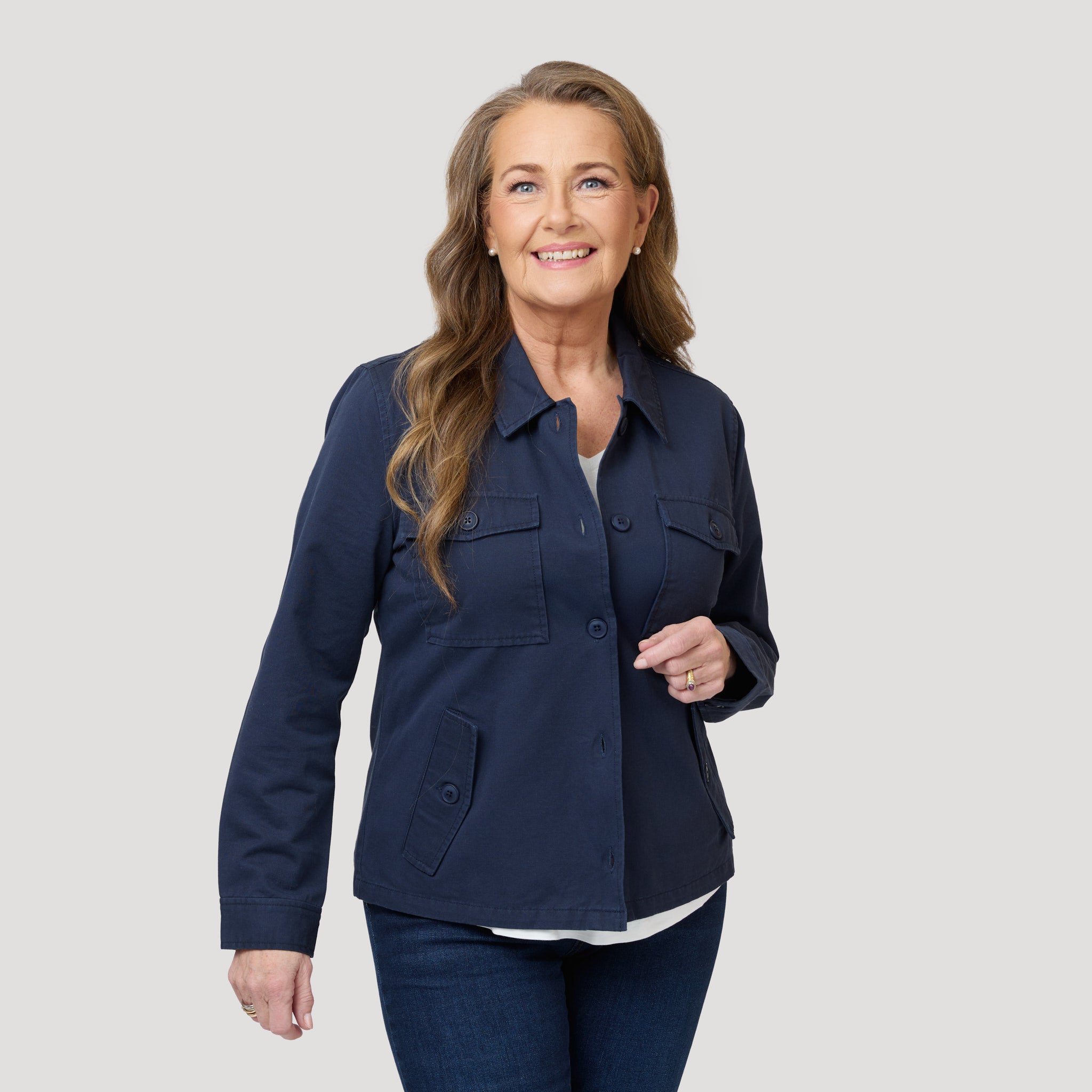 Amy jacka - Mörkblå