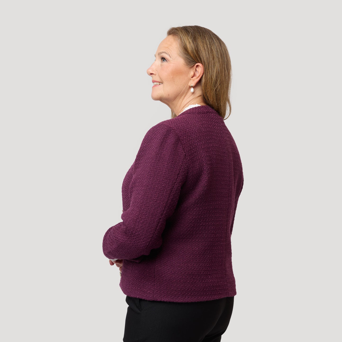 Carmen jacka - Vinröd