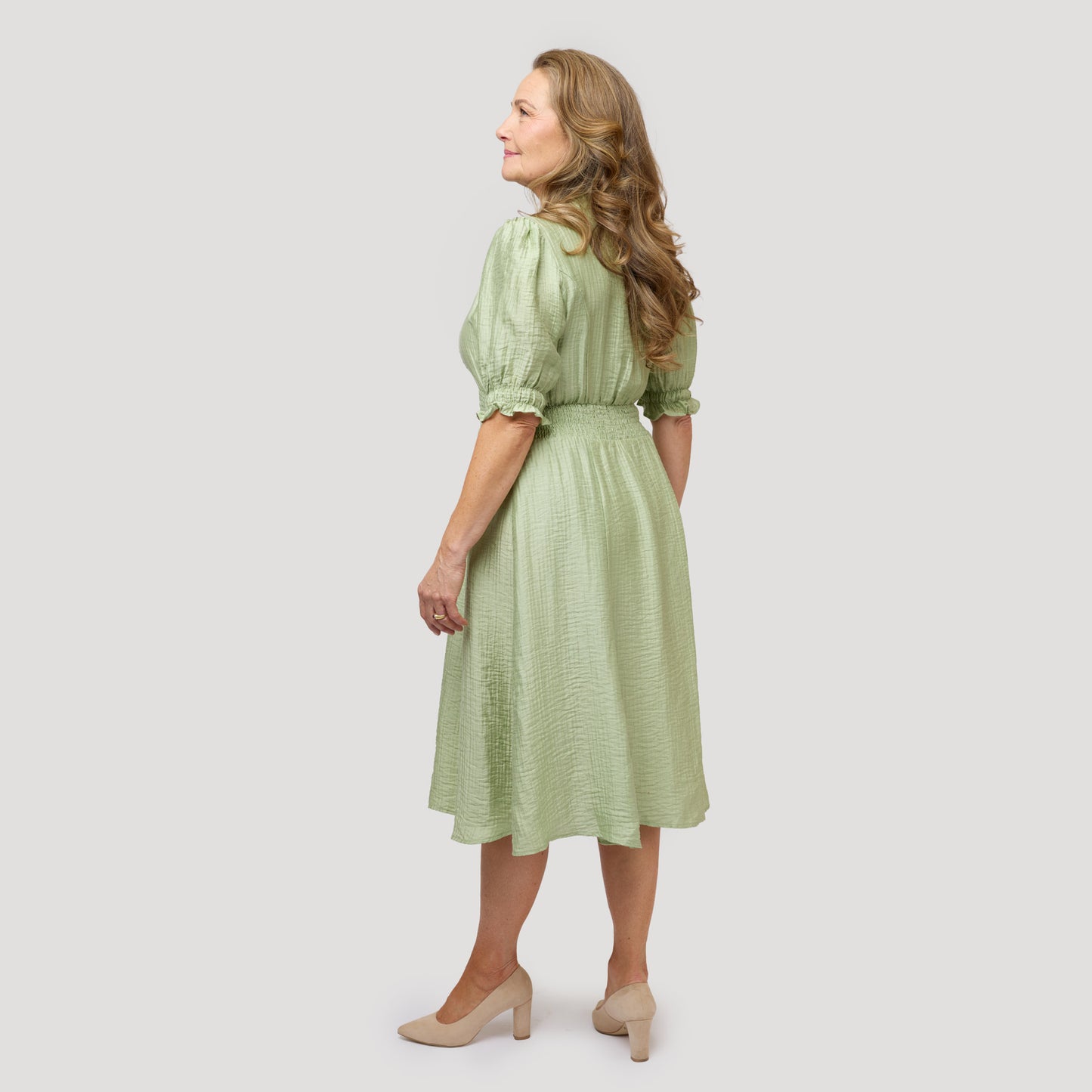 Dora klänning - Ljusgrön