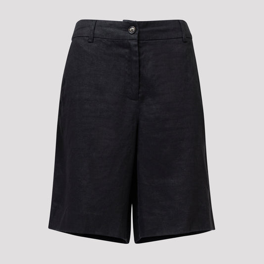 Emily linneshorts - Svart