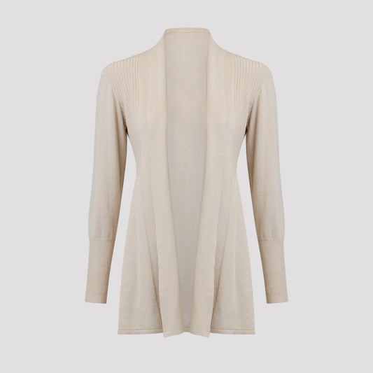 Evelyn cardigan - Ljusbeige