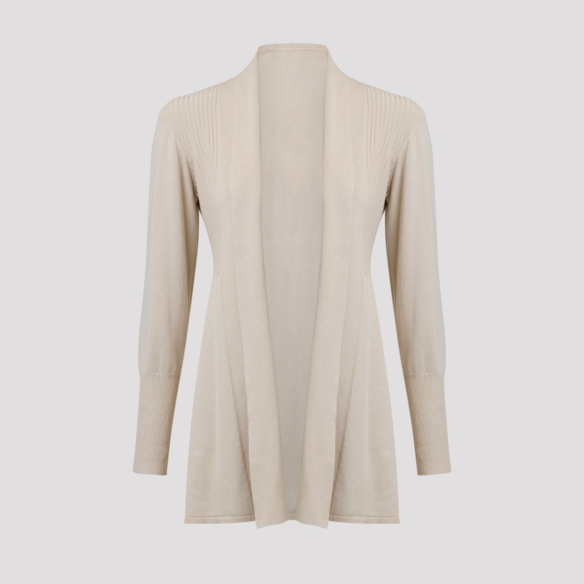 Evelyn cardigan - Ljusbeige