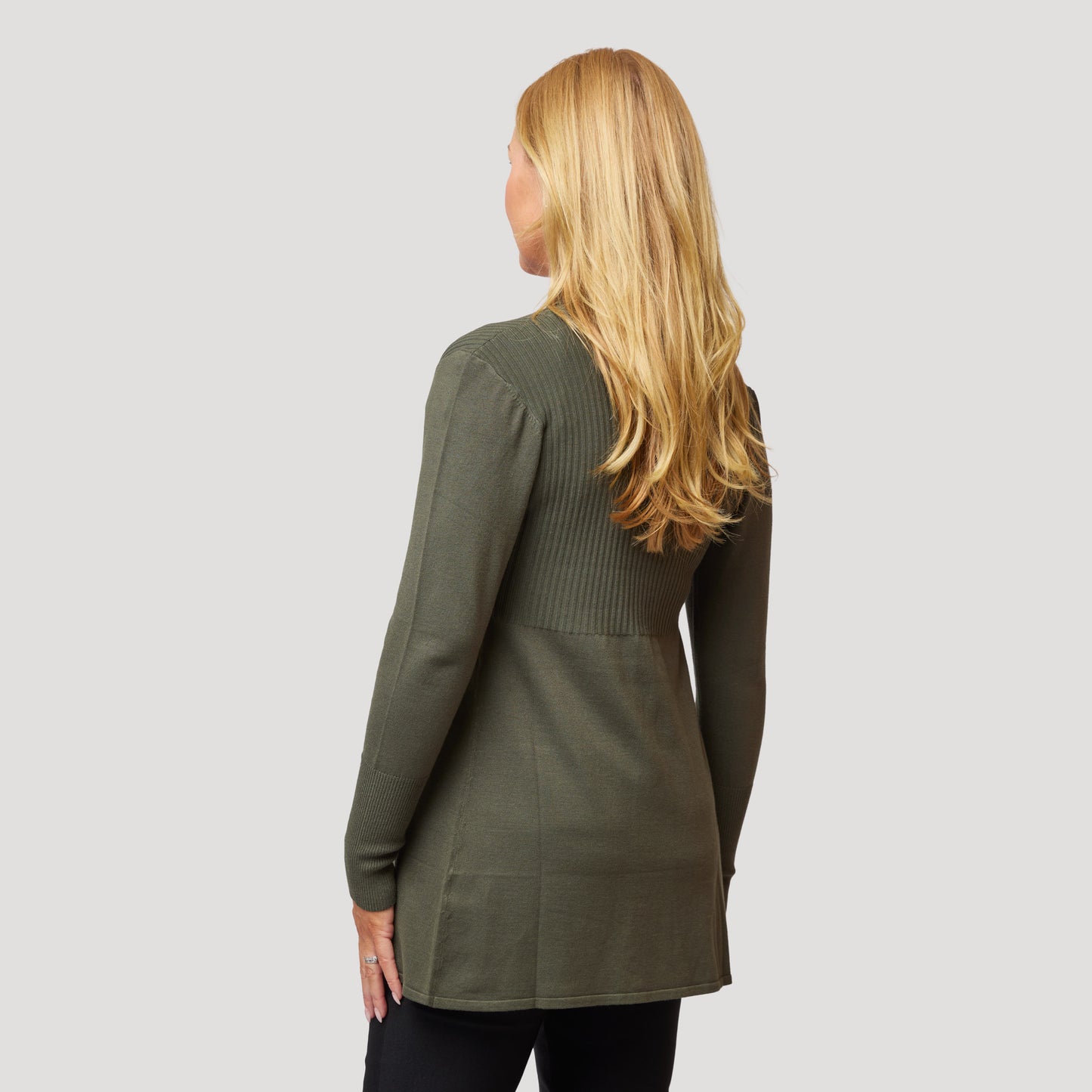 Evelyn cardigan - Mörkgrön