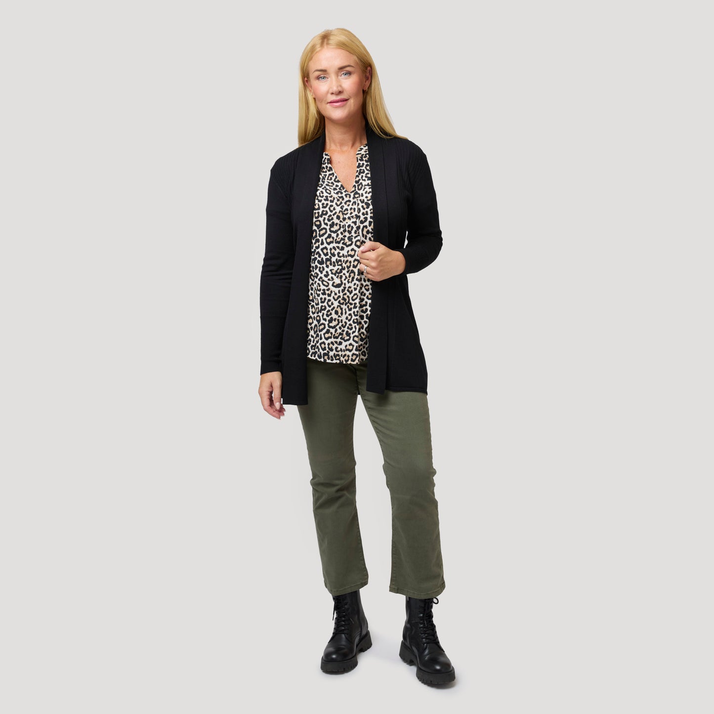 Evelyn cardigan - Svart