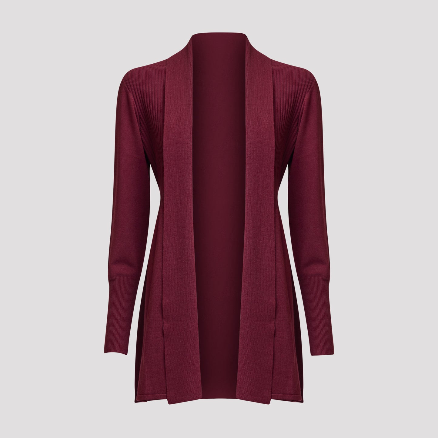 Evelyn cardigan - Vinröd