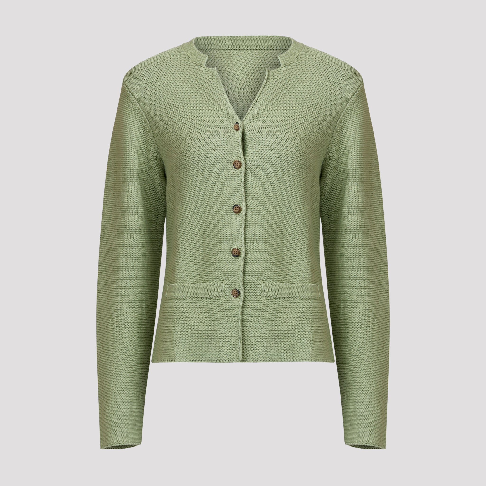 Francine neuletakki - vihreä melange