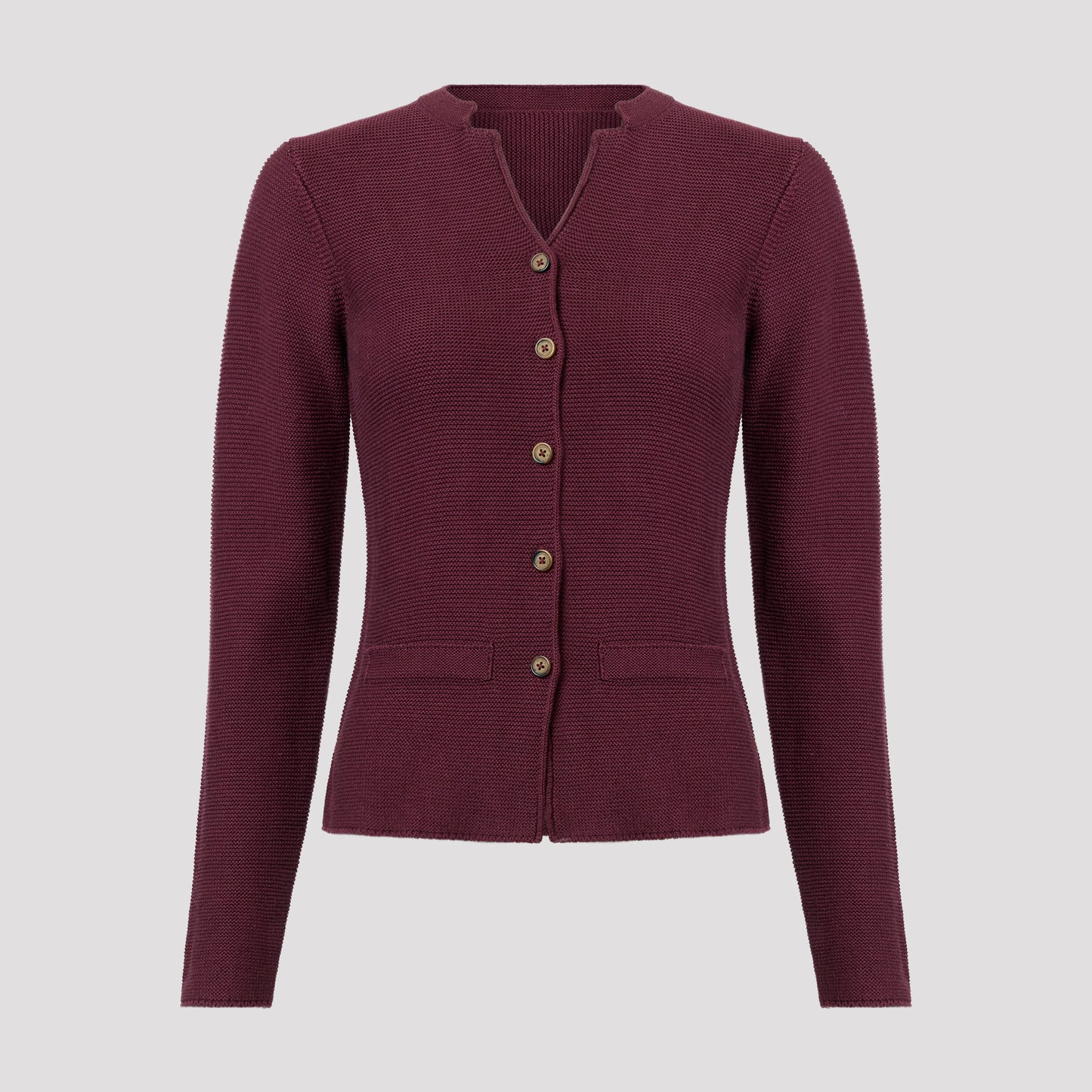 Francine cardigan - Plommon