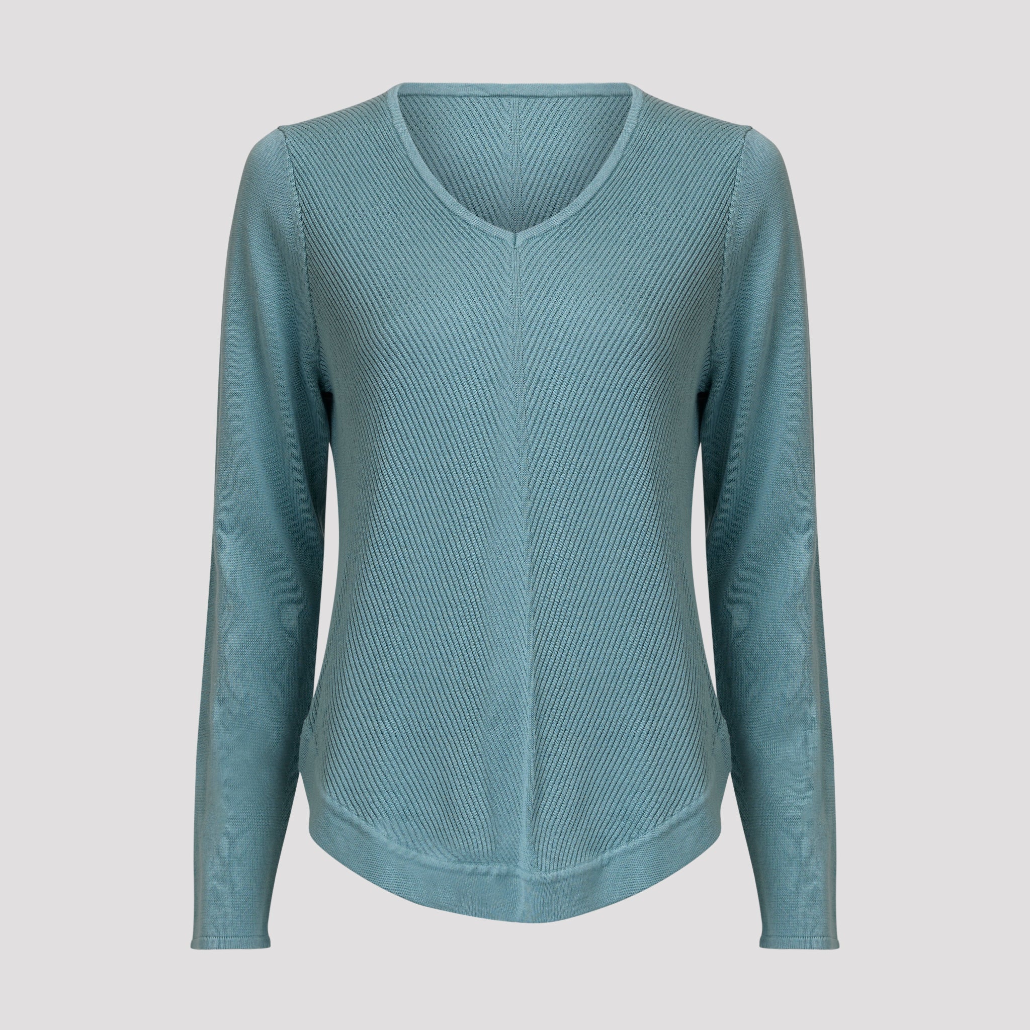 Ines-neulepusero - Turkoosi