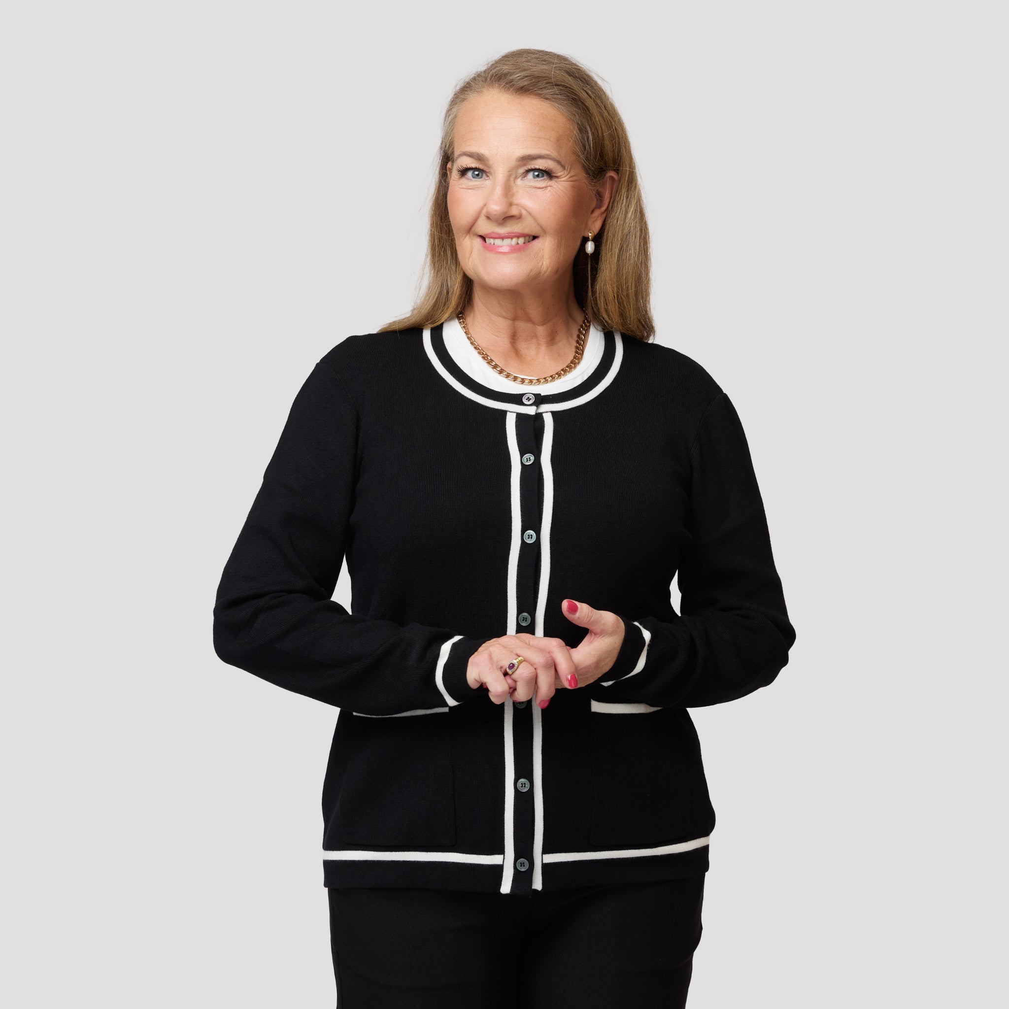 Irene cardigan - Svart