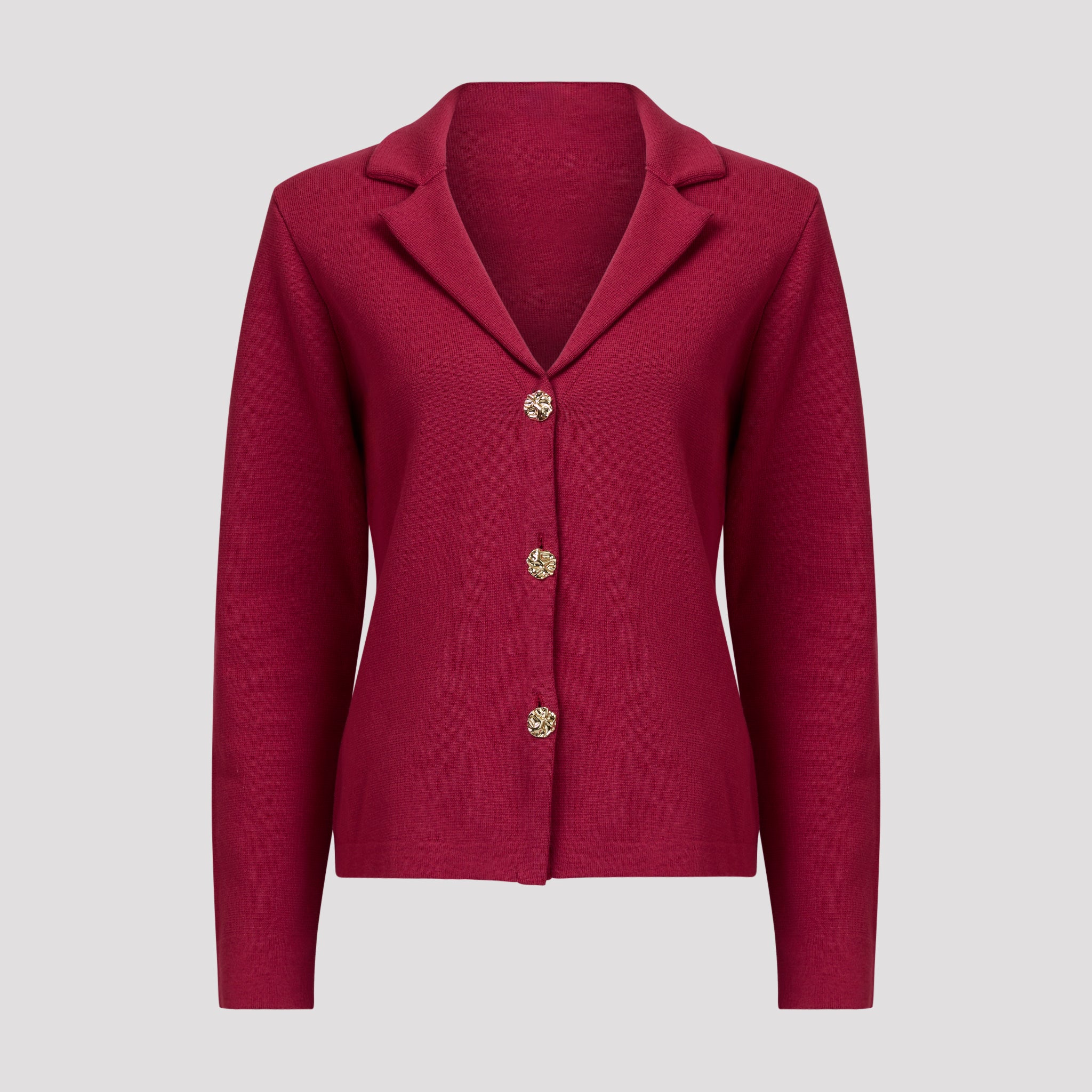 Jackie-neuletakki - Vadelmanpunainen