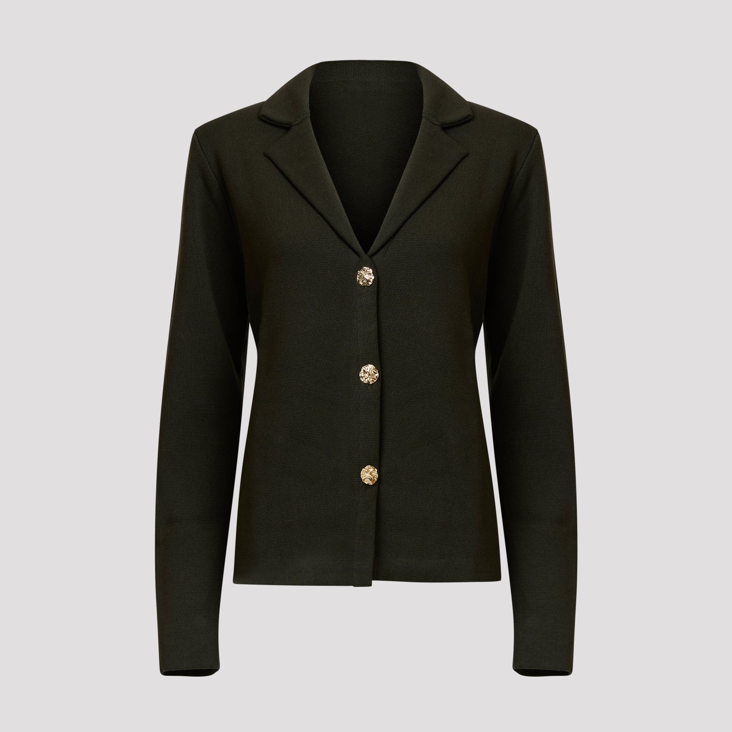 Jackie-neuletakki - Tummanvihreä