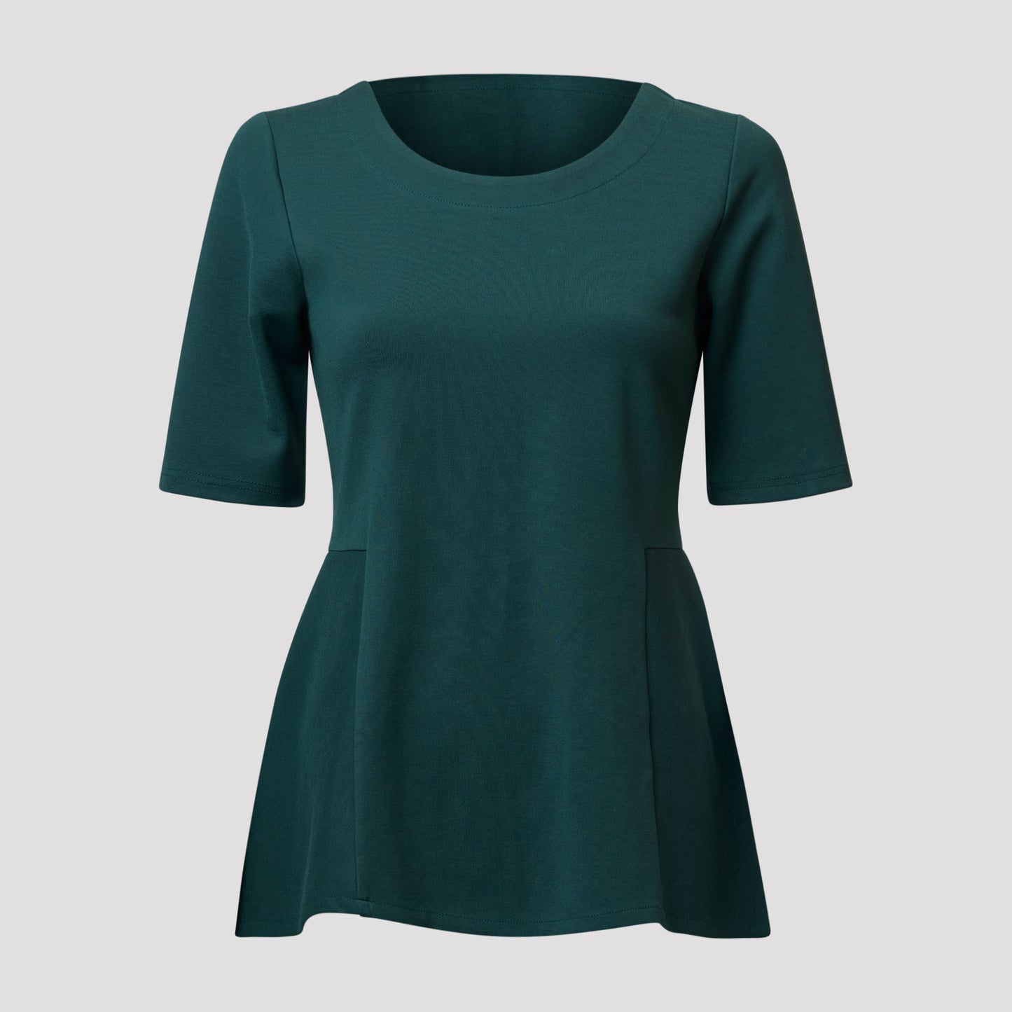 Jenna peplumtopp - Mörkgrön