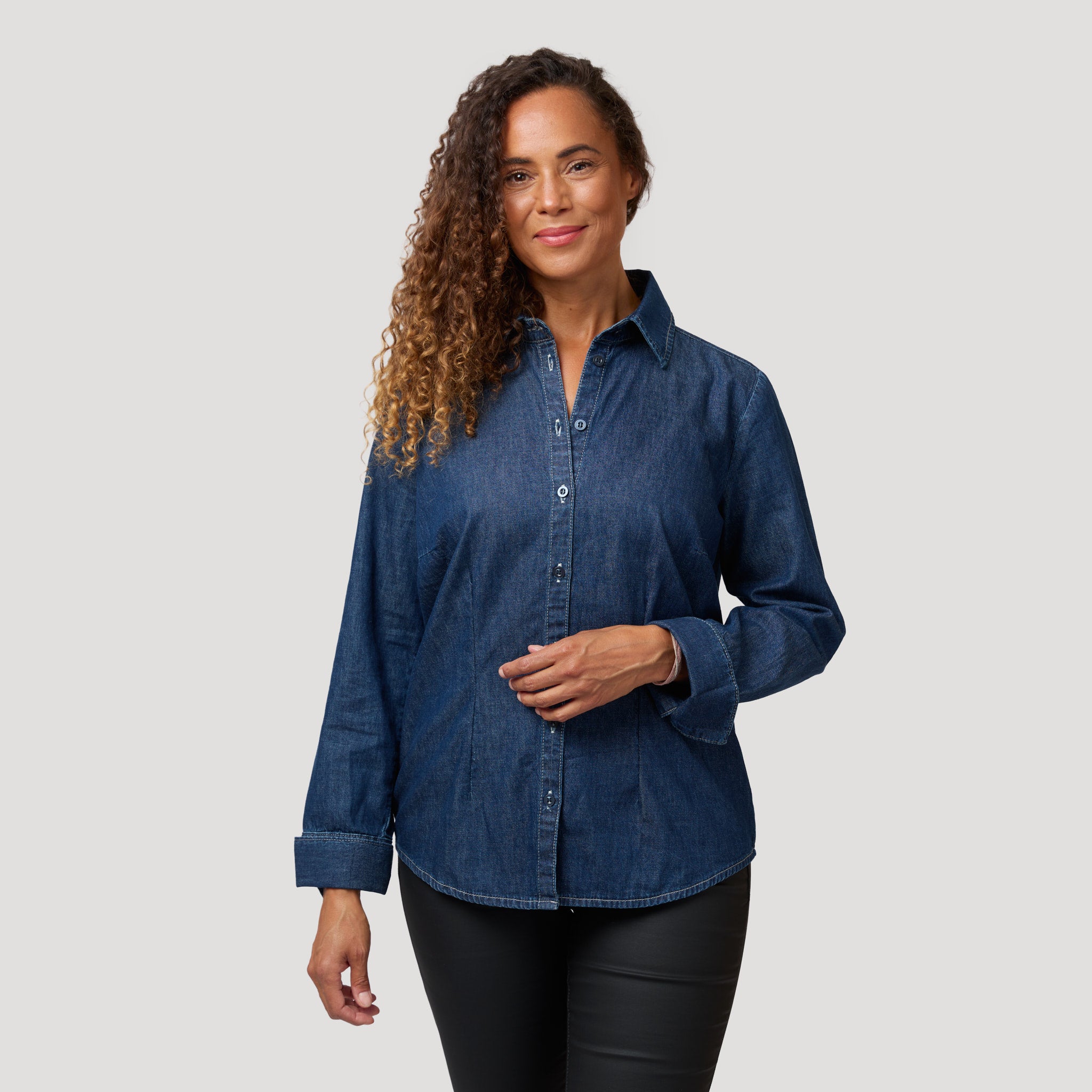 Jennifer jeansskjorta - Blå