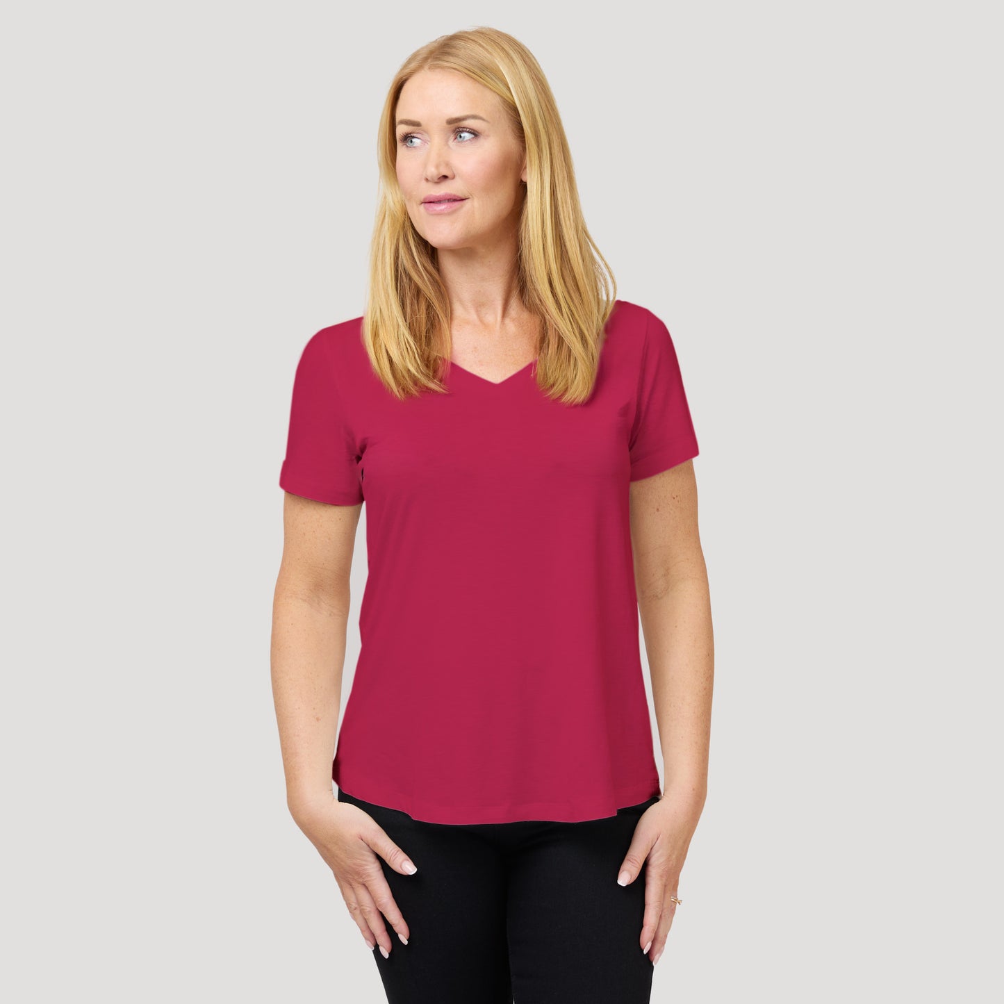 Jolie topp - Hallonröd