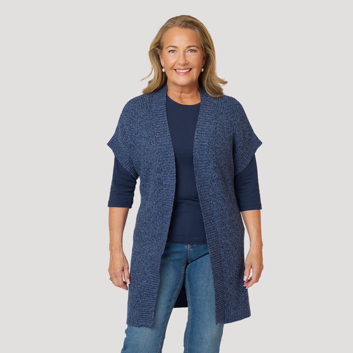Layla cardigan - Mörkblå