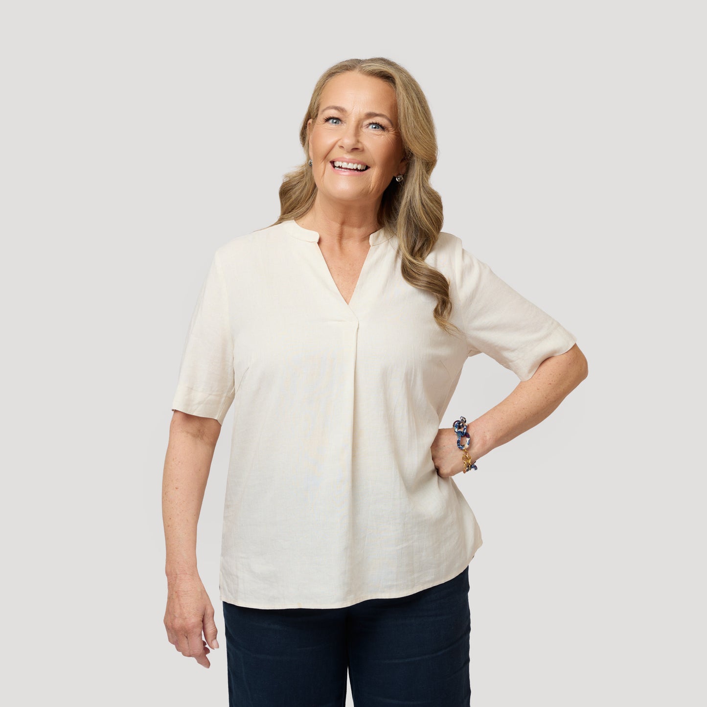 Laura blus - Beige