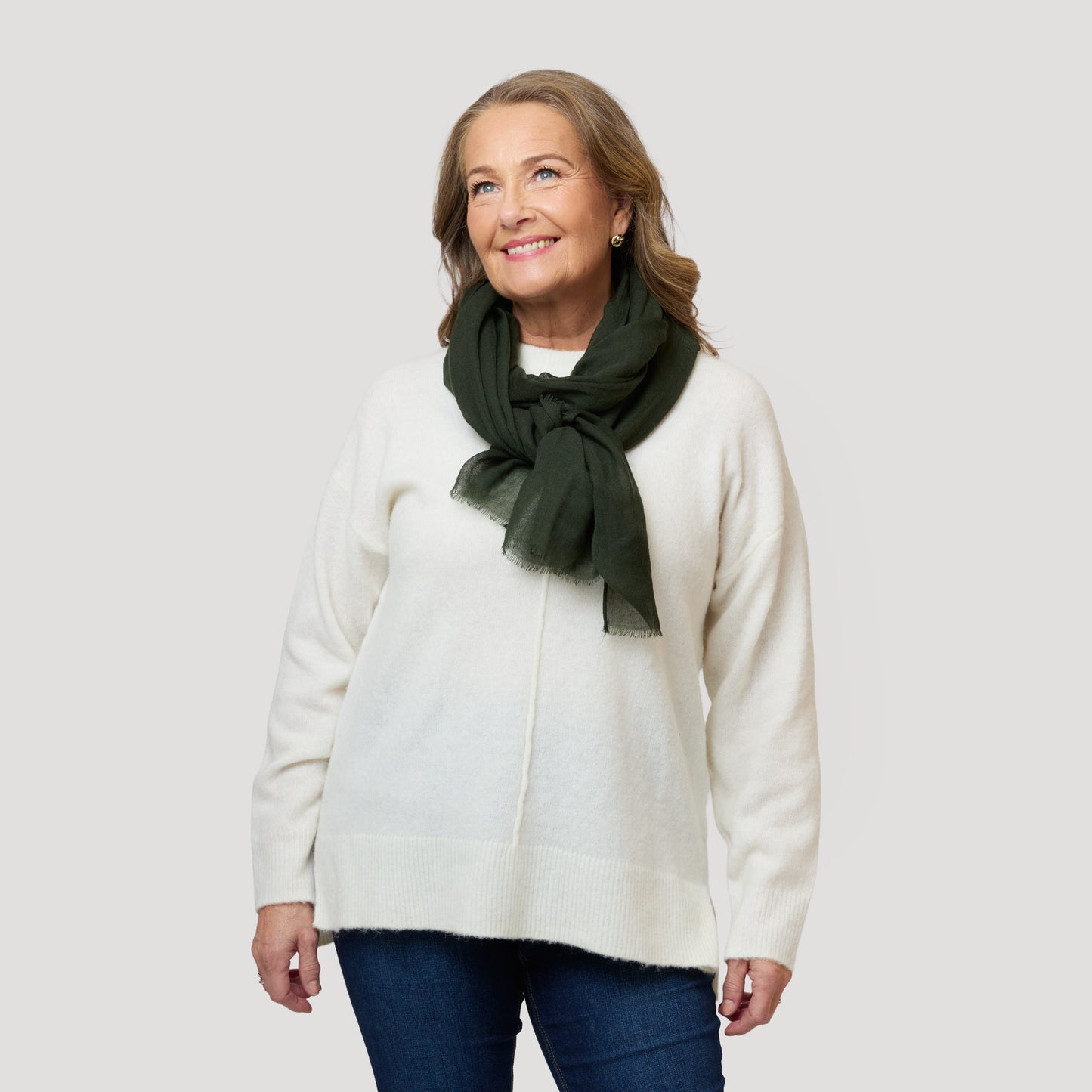 Pellavahuivi - Vihreä