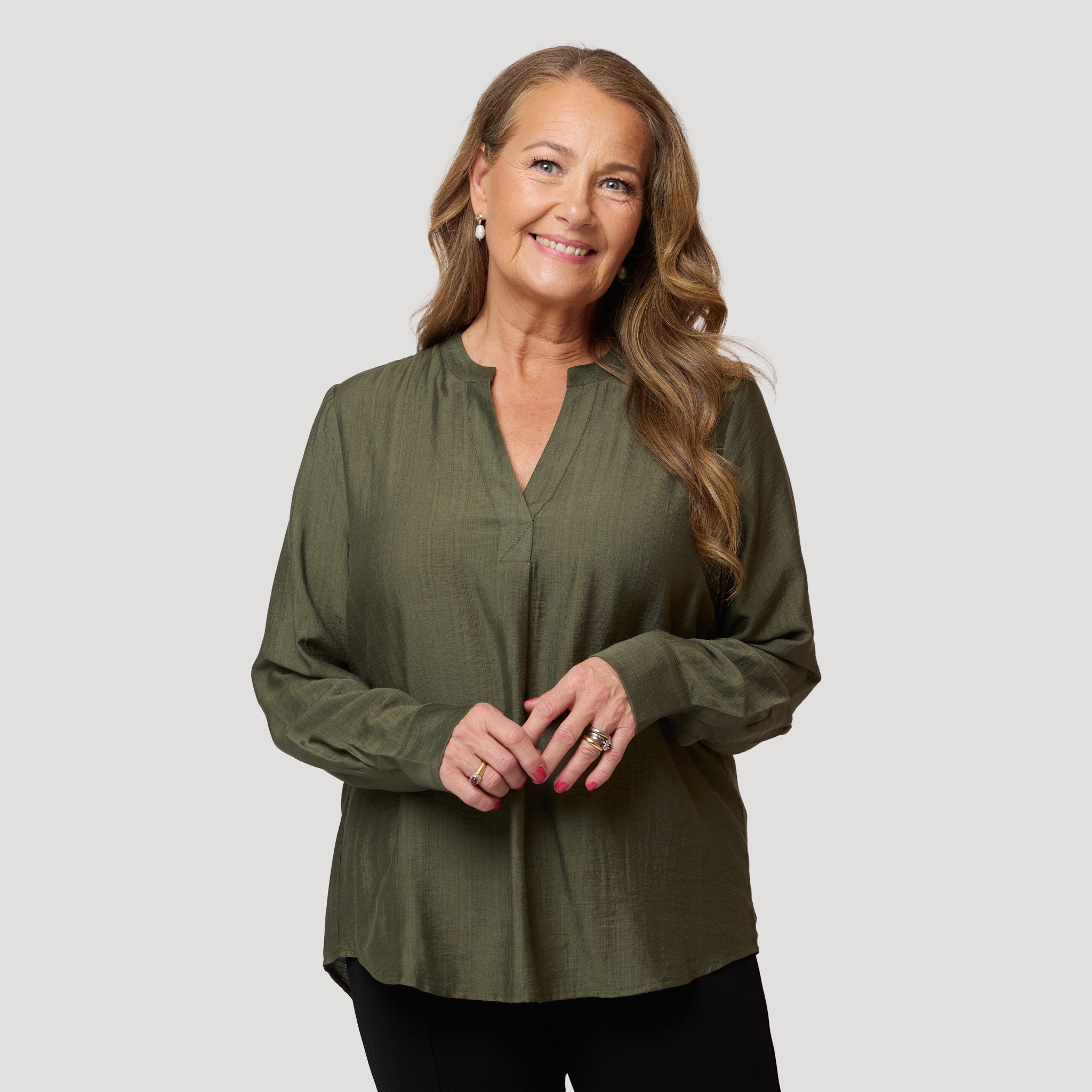 Lizette blus - Grön