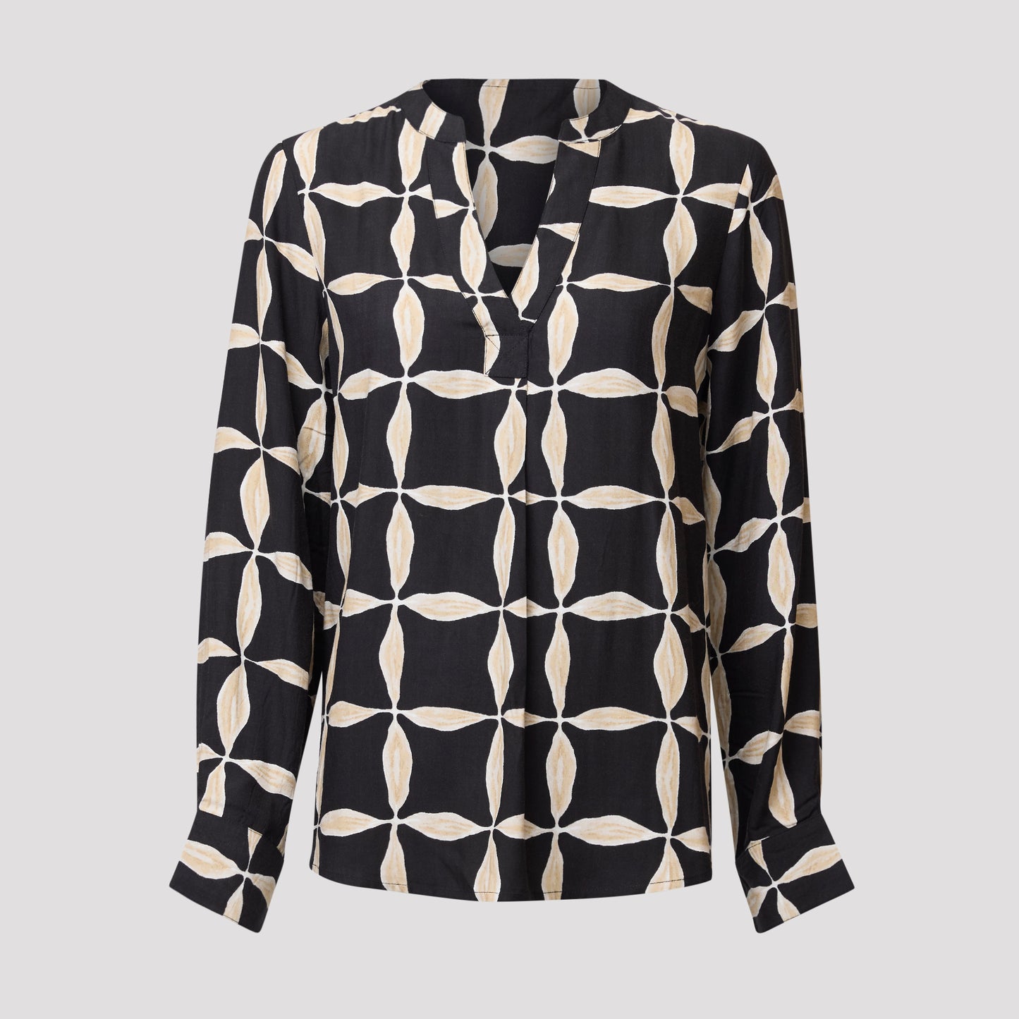 Lizette blus - Mönstrad