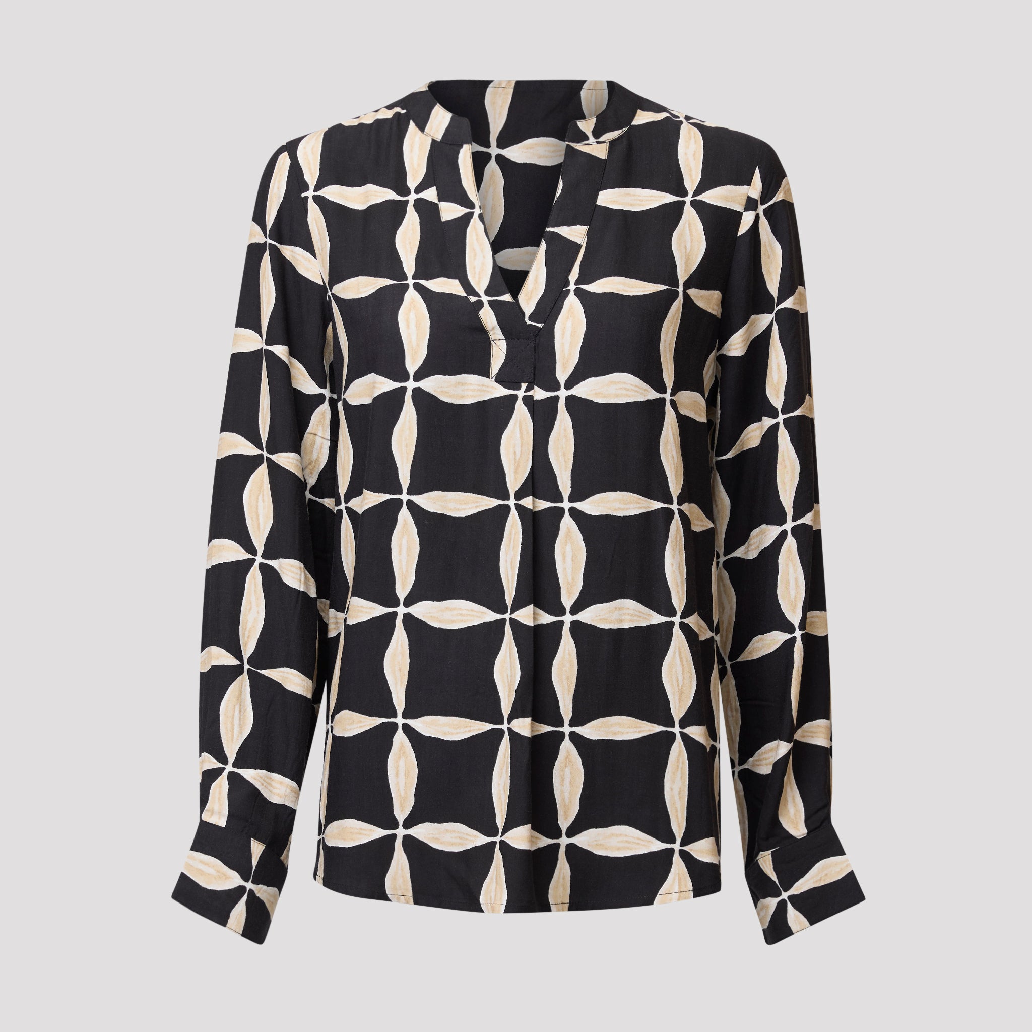 Lizette blus - Mönstrad