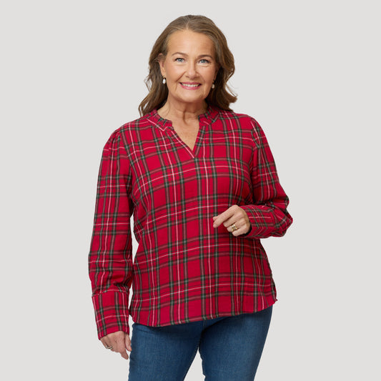 Miriam blus - Röd