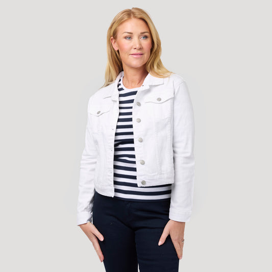 Monica farkkutakki - valkoinen
