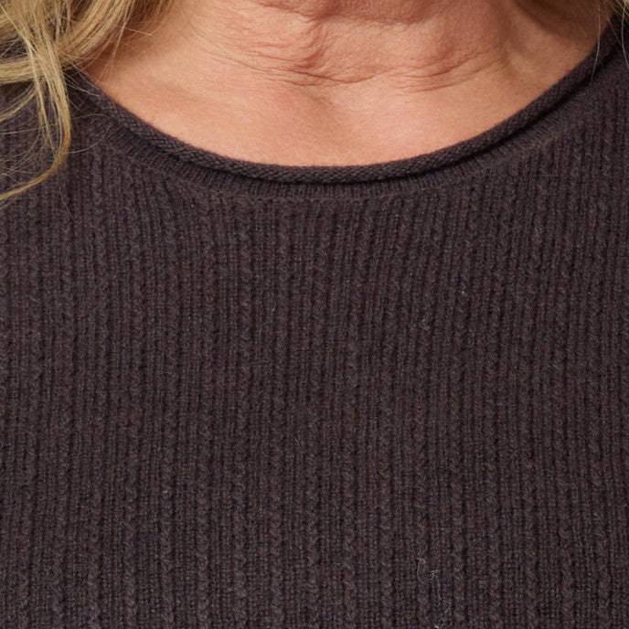 Rachel tröja - Mörkbrun