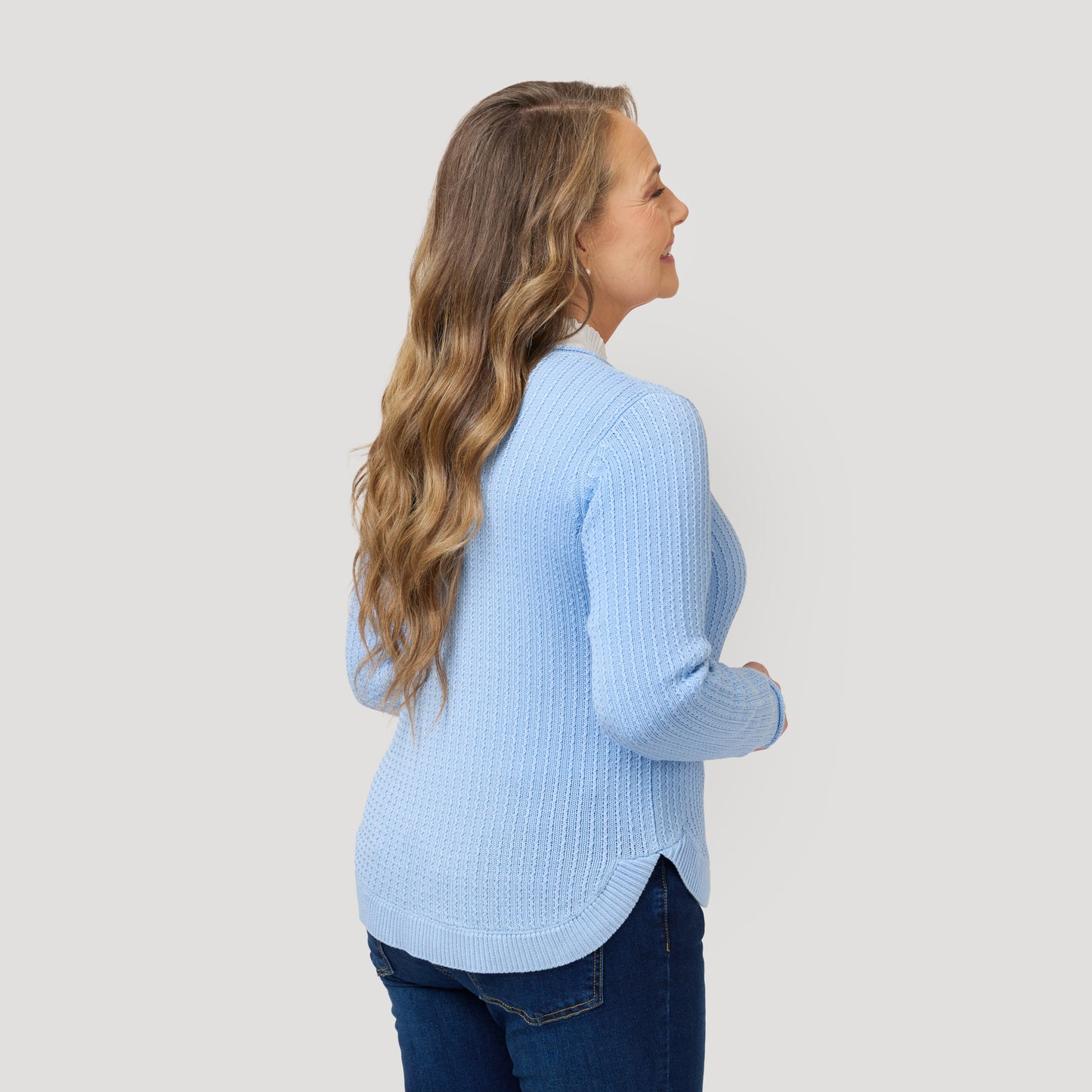 Rachel tröja - Ljusblå