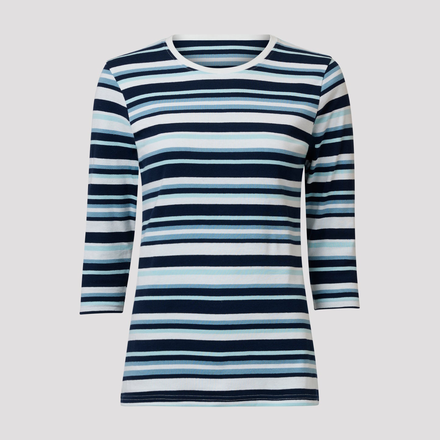 Rita topp - Turkos multirand