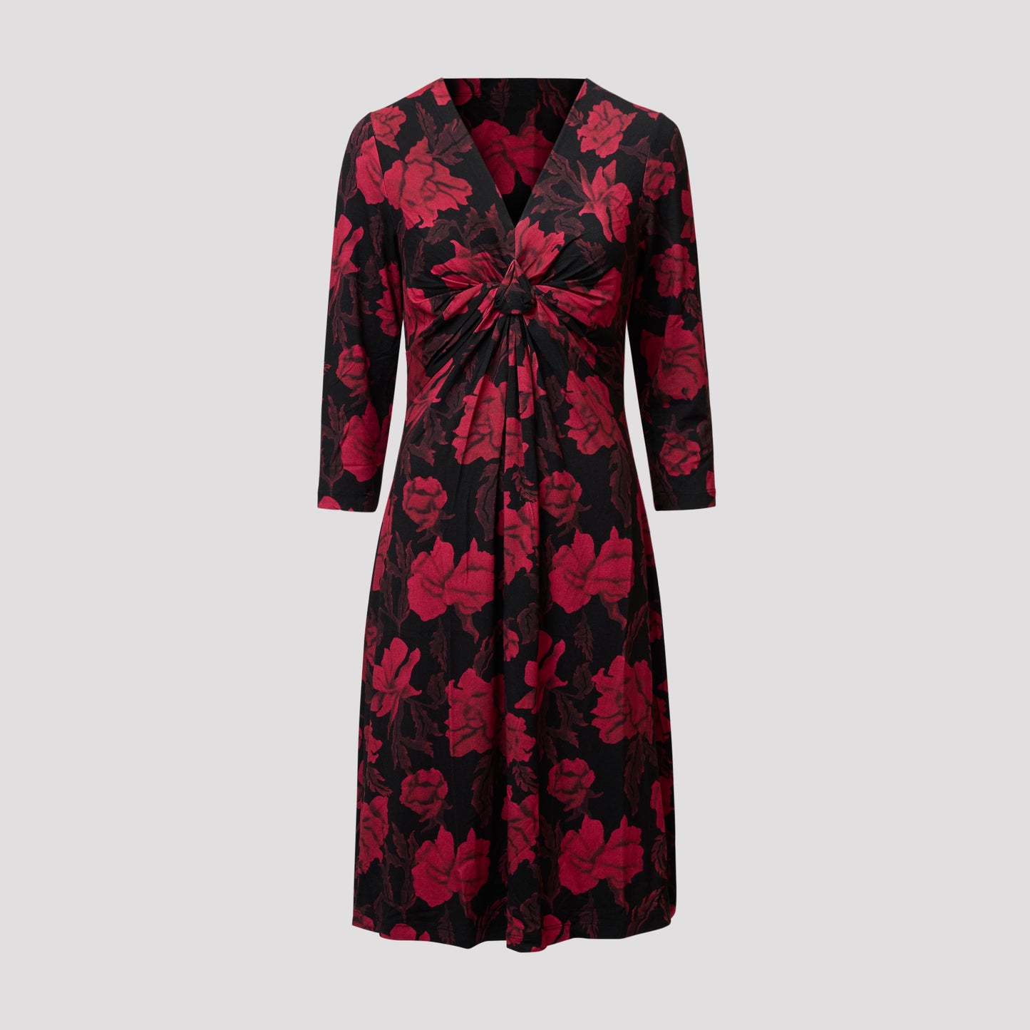 Sasha klänning - Svart blommig