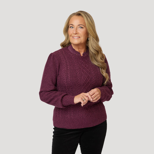 Siri tröja - Plommon